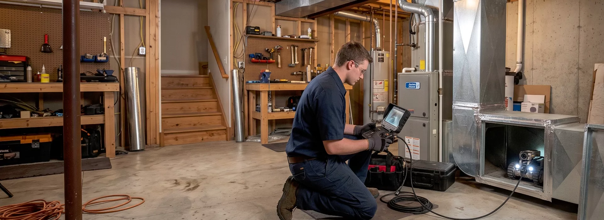 Robotic Duct Inspection Allen, Texas