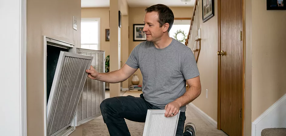 AC Air Filter Replacement in Allen, TX