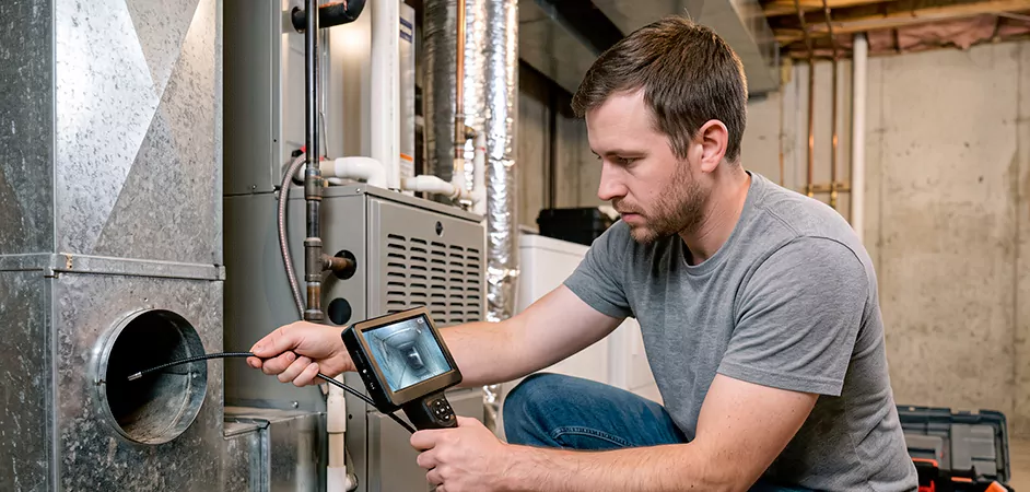 Air Duct Camera Inspection in Allen, TX