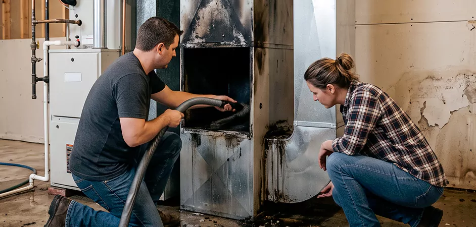 Fire and Flood Duct Restoration in Allen, TX