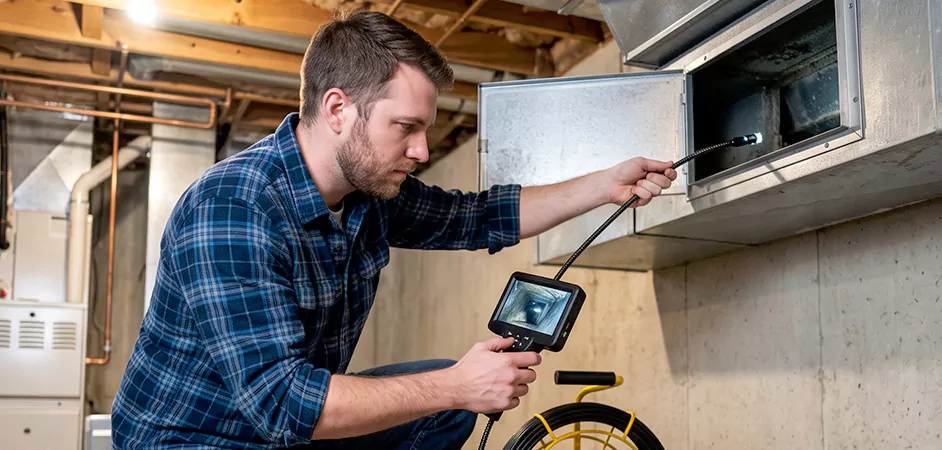 Post-Renovation Duct Inspection in Allen