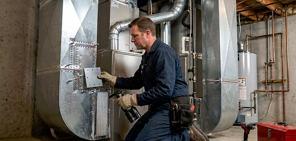 Supply and Return Plenum Repair in Allen