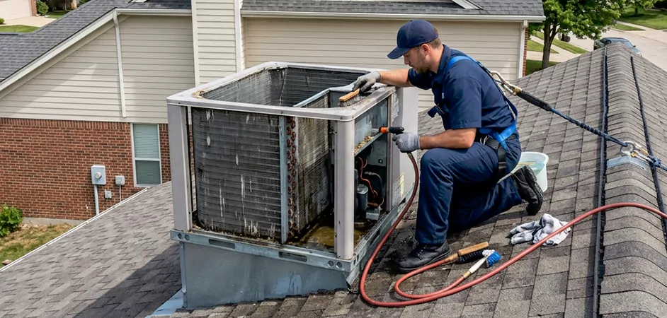 Rooftop Unit Cleaning in Allen