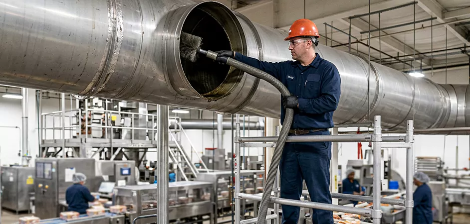 Food Processing Facility Duct Cleaning in Allen