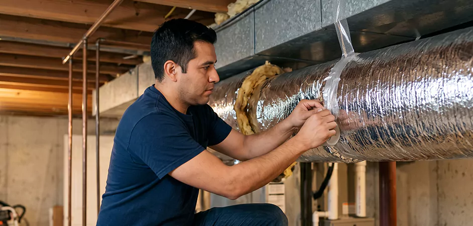 Duct Insulation Upgrade in Allen