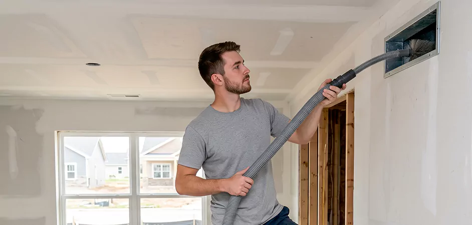 Multifamily New Construction Duct Cleaning in Allen