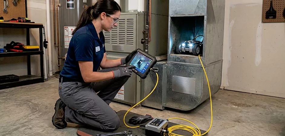 Robotic Duct Inspection in Allen